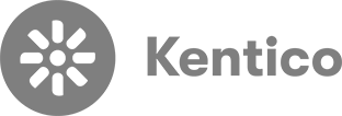 Kentico logo grey